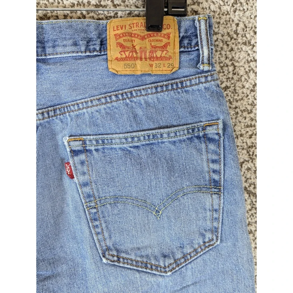 Levi's 550 Jeans Men's 31x27 (Tag 32x29)‎ Blue